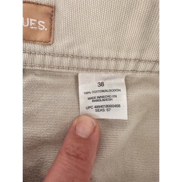 Canyon‎ River Blues Jeans Shorts Sz. 38 100% Cotton Cream Carpenter Gorpcore Y2K - Picture 11 of 11